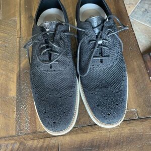 Cole Haan Black Knit Oxfords